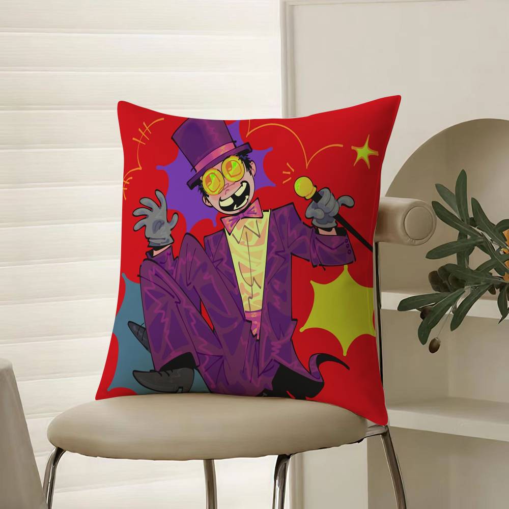 Coole Cartoon S-Superjail Kissenbezug Komfort Sofa Bett Seidig elegant Verdeckter Reißverschluss Dekorative Kissenhülle