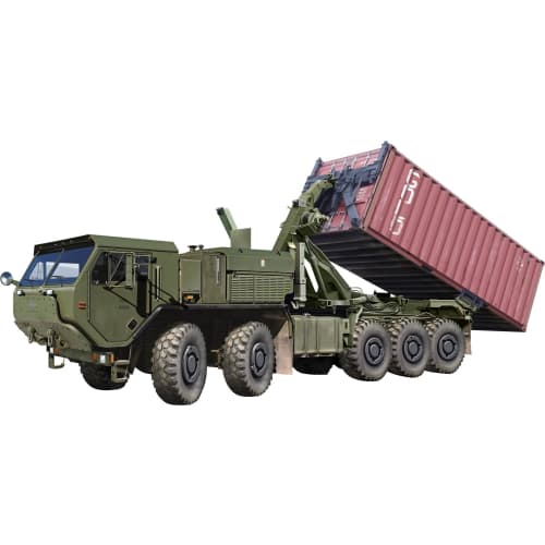 I Love Kit 1/35 LVSR MKR18 Cargo Tractor with 20ft Container Plastic Model Kit (ILK63550)