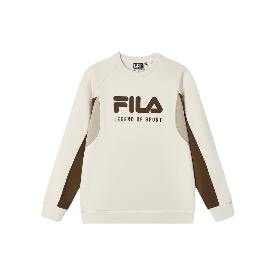 New FILA Sweatshirt Men's Stone Milk Color F11M419204F-IV