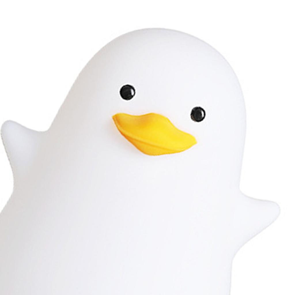 LED Nachtlicht Niedlich Exquisit Touch-Steuerung USB-Aufladung Nachtlicht mit Handyhalterung Enten-Nachtlampe