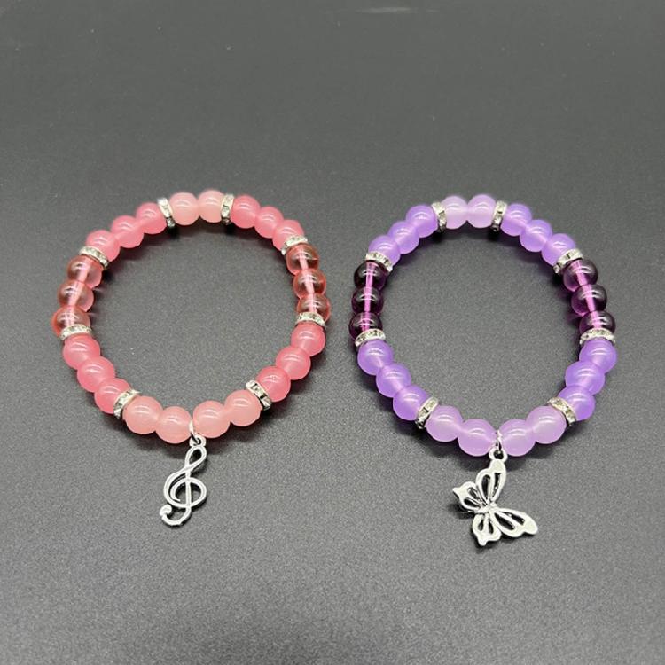 Trendy Beaded Bracelets Handmade Alternative Wrist Chain Bracelet Couple Bangles