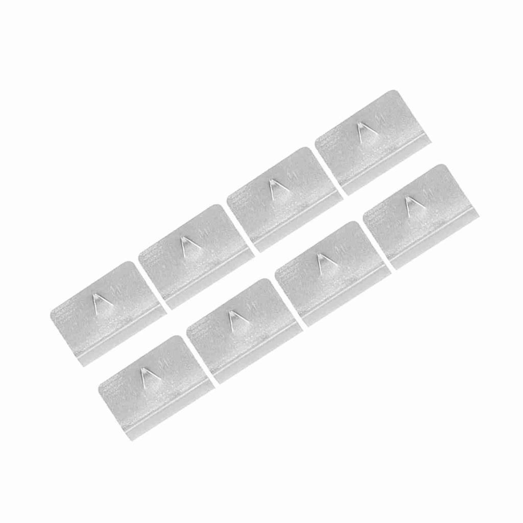 8Pcs Car Wind Rain Deflector Channel Stainless Steel Fixing Retaining Clips Fit for HEKO G3