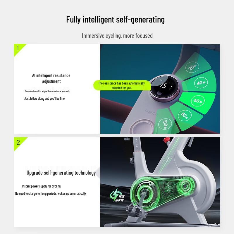 Самогенерирующий велотренажер YESOUL M1EV