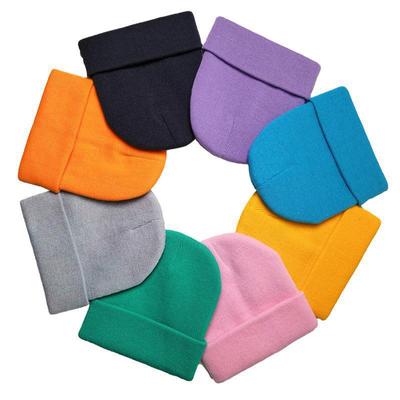1PC Nuovo Cappello Lavorato a Maglia Color Caramella Inverno Semplice Versatile Cappello Di Lana Per Uomini E Donne Cappello Caldo All'aperto Adatto Per L'uso Quotidiano