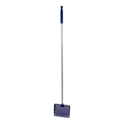 Durable Metal Chicken Waste Shovel Adjustable Extended Handle Reliable Tool for Poultry Housing and Pet Waste Cleaning