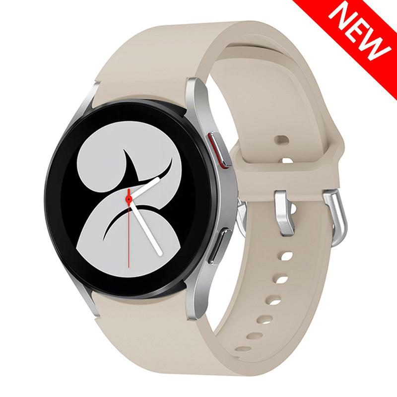 20mm řemínek na hodinky Pro Samsung Galaxy Watch 7/5/6 44mm 40mm Silikonový náramek Galaxy Watch 4 classic/5 pro 47mm 43mm 46 45mm pásek