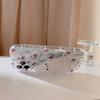 Korean-style floral rabbit design applicable iphone13Apple14Phone case11Cute girl15pro max Bracket16Transparent