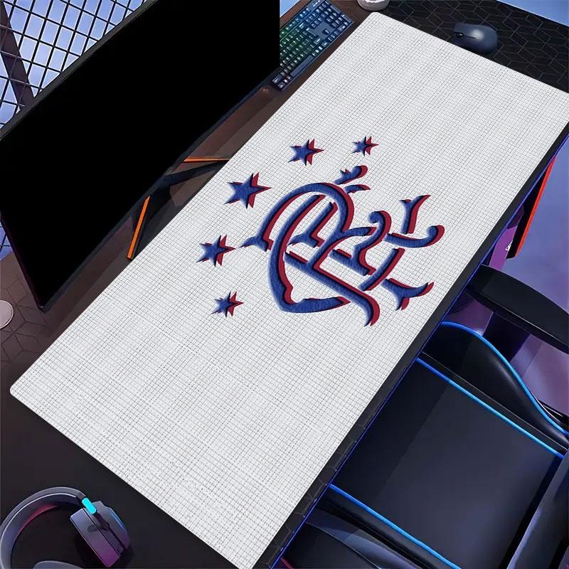 Tapis de Souris Rangers, Grand Tapis de Bureau pour Gaming, Tapis de Souris XXL Antidérapant pour Ordinateur Portable & Tablette, Tapis de Jeu Mini PC avec Bords Cousus