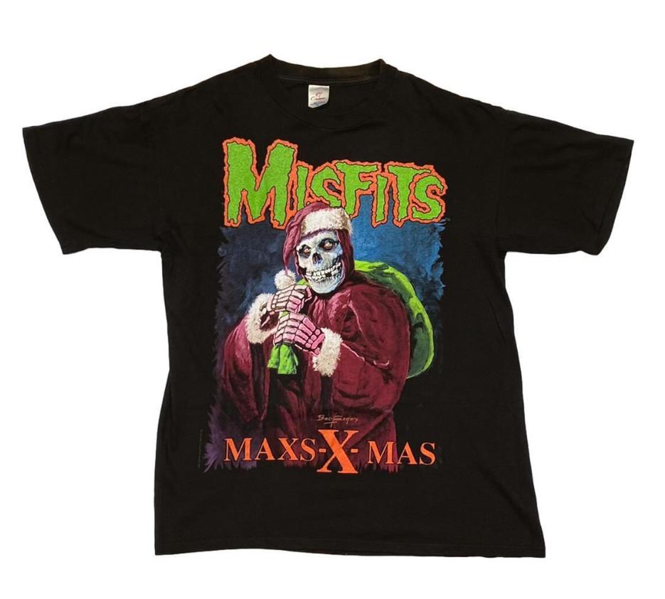Misfits Max s Xmas signed by the band Tshirt XXL