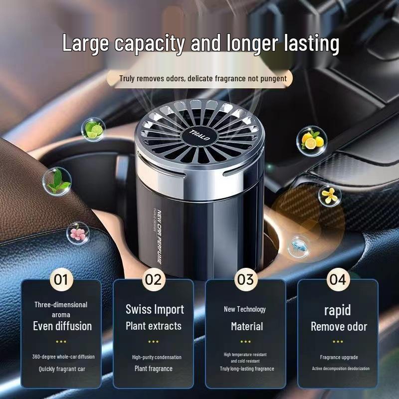 High-End Solid Car Air Freshener Perfume Ornament