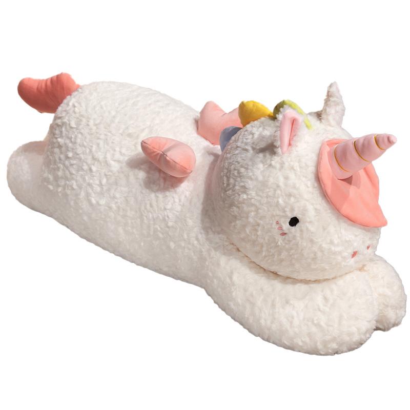 60/80/100cm Kawaii Giant Unicorn Plush Toy Soft Stuffed Plush Doll Colorful Horse Toys Christmas Birthday Gifts 60cm