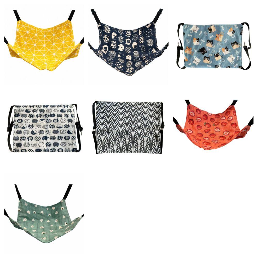 Hanging Cat Sleeping Bag Double-sided Cat Bed Cartoon Cat Hammock Pet Cage