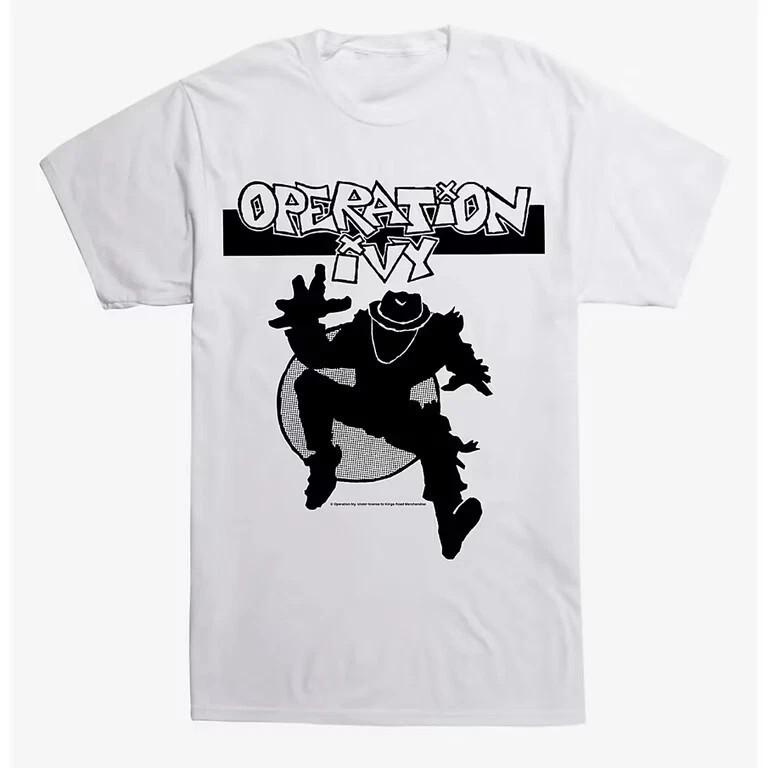 Винтажная футболка Operation Ivy для мужчин Белая Унисекс Все размеры S-5XL QA1549 Унисекс футболка M