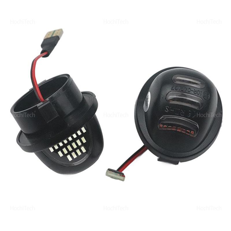 2PCS Durable White Red Canbus Rear License Plate Tag Lights LED for F150 F-150 F-250 F-350 F-450 F-550 Ranger Explorer