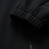 Li-Ning Water-Resistant Solid Color Hooded Fleece Long Sleeve Windbreaker Men Outerwear Black AFDU861-1