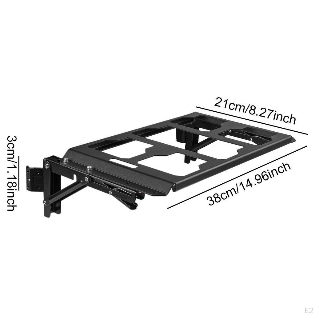 Work Table Side Storage Workbench Stand Folding Aluminum Alloy Versatile High Performance Portable