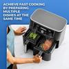 Griglia per friggitrice ad aria Griglia per essiccatore in acciaio inossidabile Design del flusso d'aria migliorato Griglia per friggitrice ad aria Compagno di cucina versatile di qualità alimentare