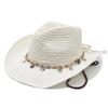 Bohemian hollow cowboy hat men's hat summer western cowboy beach hat sun protection