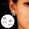 Minimalist Versatile Jewelry 1 Pair Cute Funny Cat Earrings for Women, Teens Girls, Creative Lover Gifts Mini Animal Stud Earrings, Statement