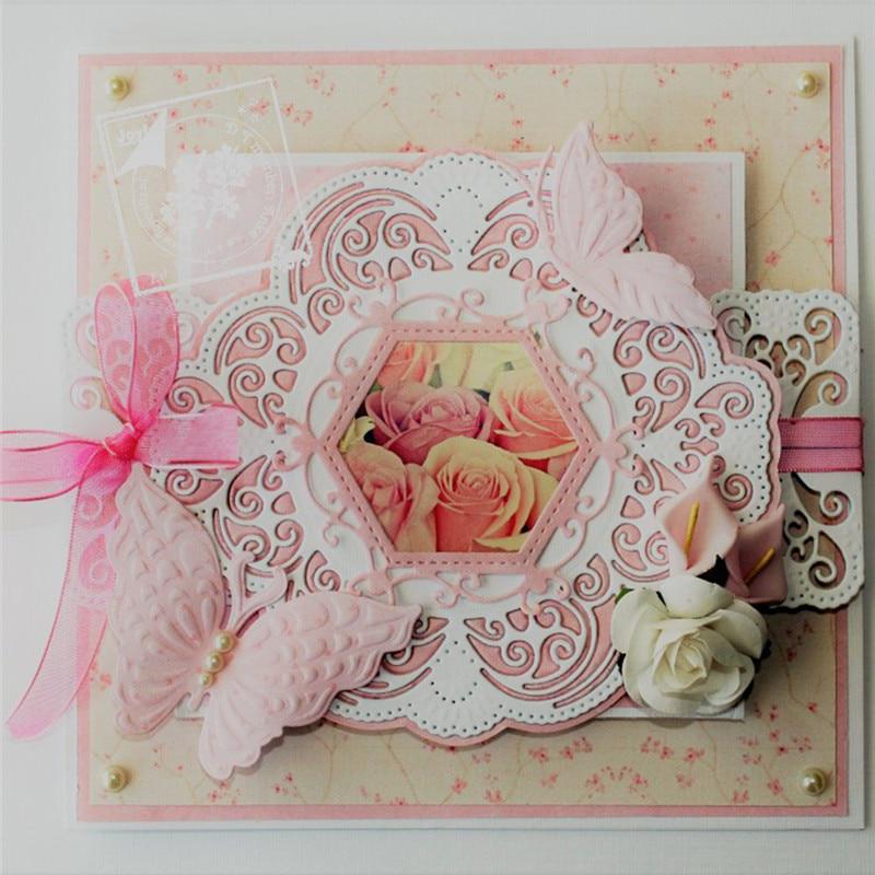 Die Frame Set Metal Border Cutting Dies Decor Diy Scrapbooking Making Embossing Stencil Paper Album