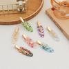Gold Foil Makeup Seamless Hairpin Bangs Clip Hair Accessories Wash Face Transparent Hairpin Headgear Products Do Not Press Hair Women Japan And Korea