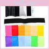 12 Gel Colors Filter Flash Diffuser Soft Box Studio Lighting Filter Camera For