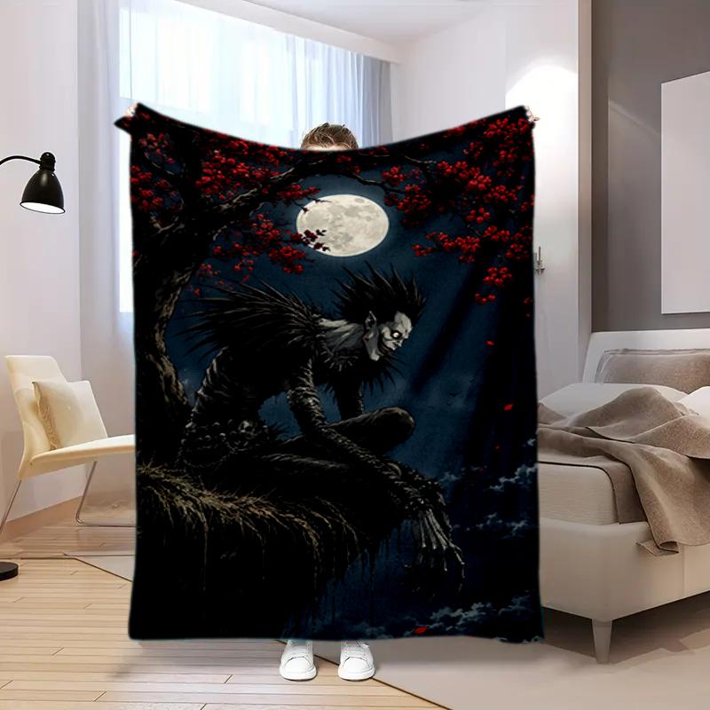 Ryuk Tree Full Moon Blanket Camping Trip Sofa Blanket Air Conditioning Blanket Nap Blanket Sheet