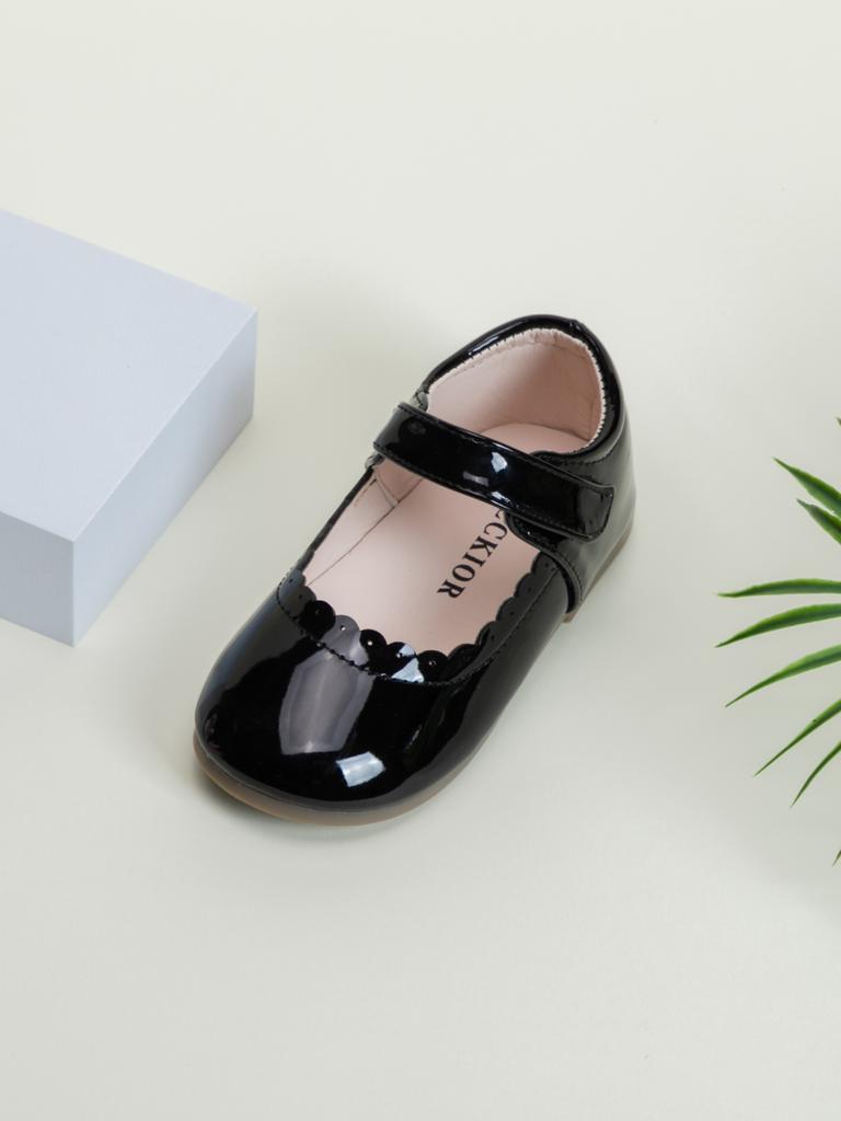 Girls Soft Bottom Multi- Leather Spring Autumn New Baby Girl Bright Leather England Breathable Princess Shoes