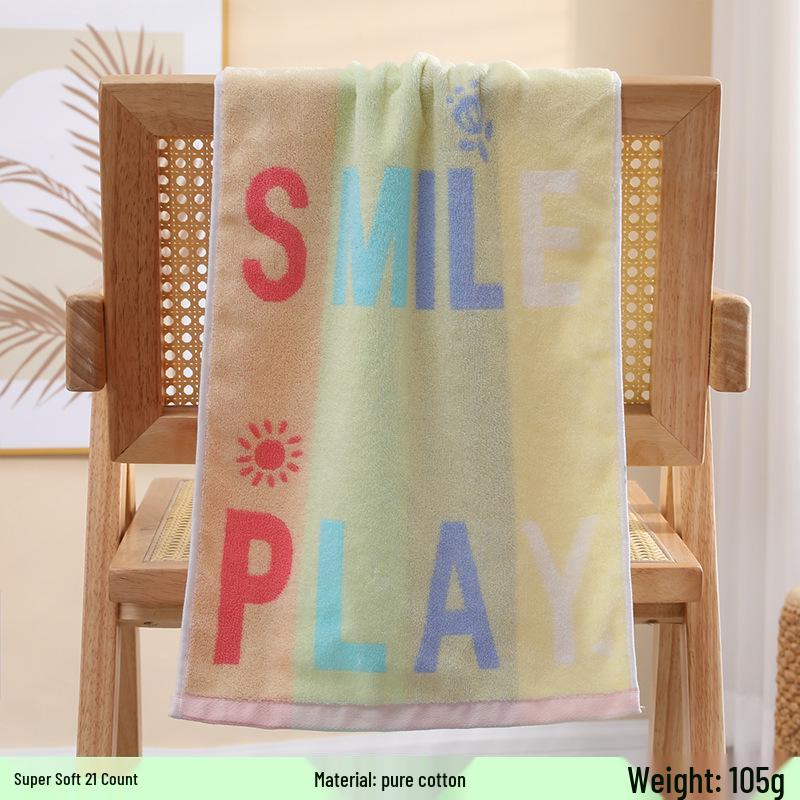 Thick Absorbent Pure Cotton Face Towel for Adults