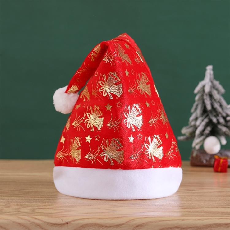 Cute Children Christmas Hat Plush Santa Hat for Casual Birthday Festival Photo