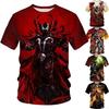 3D Print Sports Quick-dry Breathable Men T-shirt Animation Angel  Harajuku Street Cosplay Outdoor Casual Short-sleeve Top