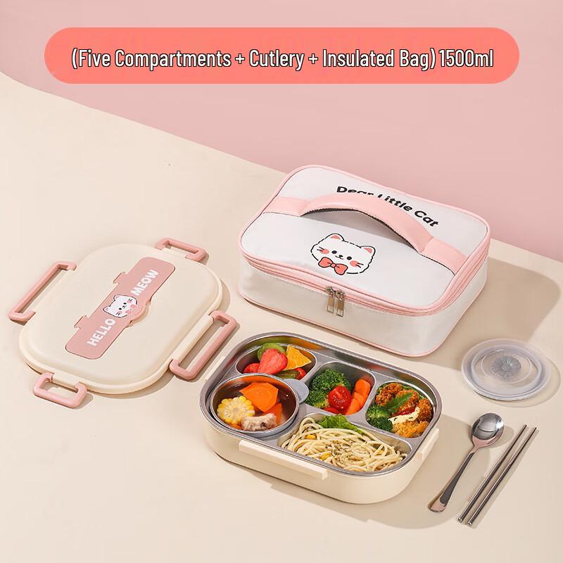 

304 Stainless Steel Insulated Lunch Box for Students