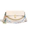 Large Capacity Chain Small Square Bag 2025 New Trendy Crossbody Bag Fashionable Niche Underarm Bag Exquisite Flap Women's Bag