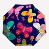 1pc Butterfly Print Automatic Umbrella - Automatic Opening And Closing, Sturdy Iron Frame, Portable Folding Design Yy251018127