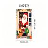 Santa Claus Christmas Hanging Cloth Background Decoration