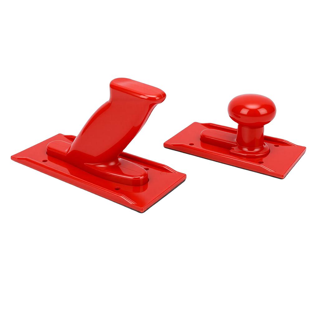 2PCS Woodworking Push Blocks Rounded Handle and Angled Grip Push Stick for Table Saw Planer Red