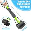 Jaw Clamp Long-Handle Dog Pooper Scooper Heavy Duty Poop Scooper For Puppy Cat Waste Picker Pet Cleaning Shovel Tools Anti-Rust