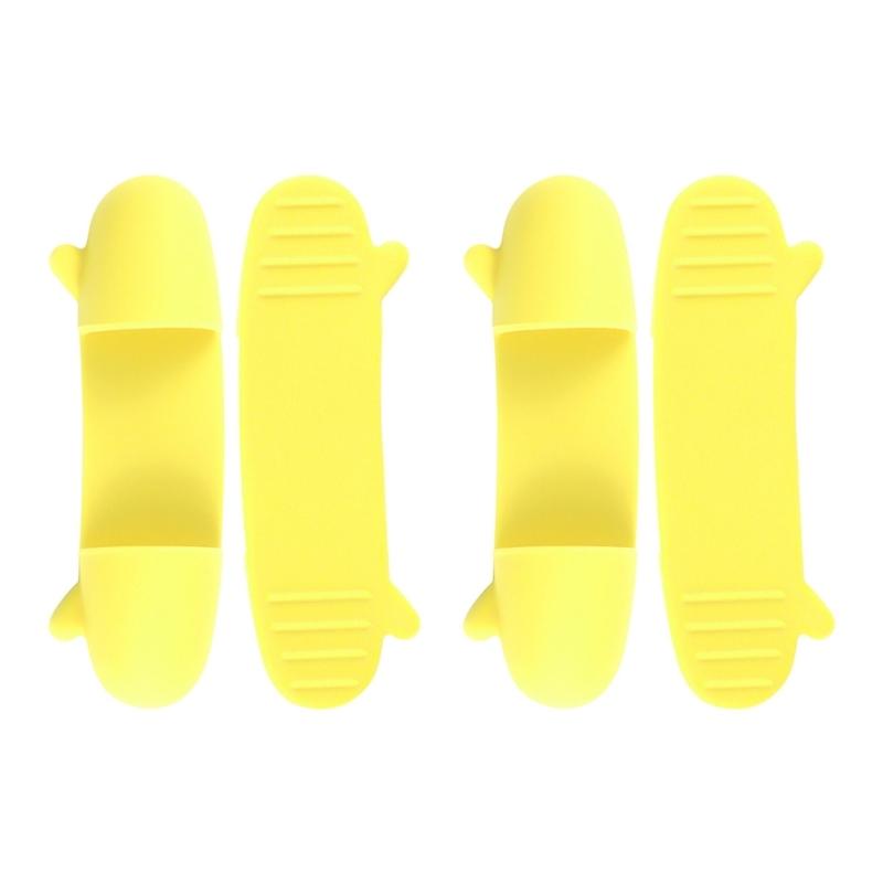 2Sets Comfort Fit Silicone Finger Protectors with Thermal Insulation for Preventing Scalds During Cooking and Professional Use