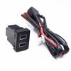 18W Dual USB QC3.0 Fast Car Charger 12V for Ford Transit