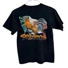 VTG Mexican Flag Colorful Rooster Palenque Graphic Souvenir T-Shirt Medium 3XL