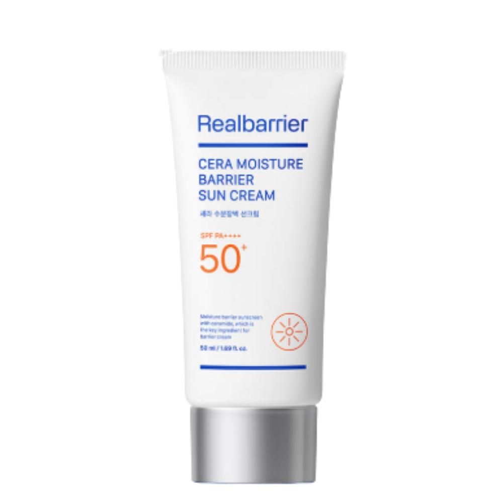 Real Barrier Cera Moisture Barrier Sun Cream SPF 50+ PA++++ 50ml - Deep Hydrating Ceramide Sunscreen & Skin Barrier Protection