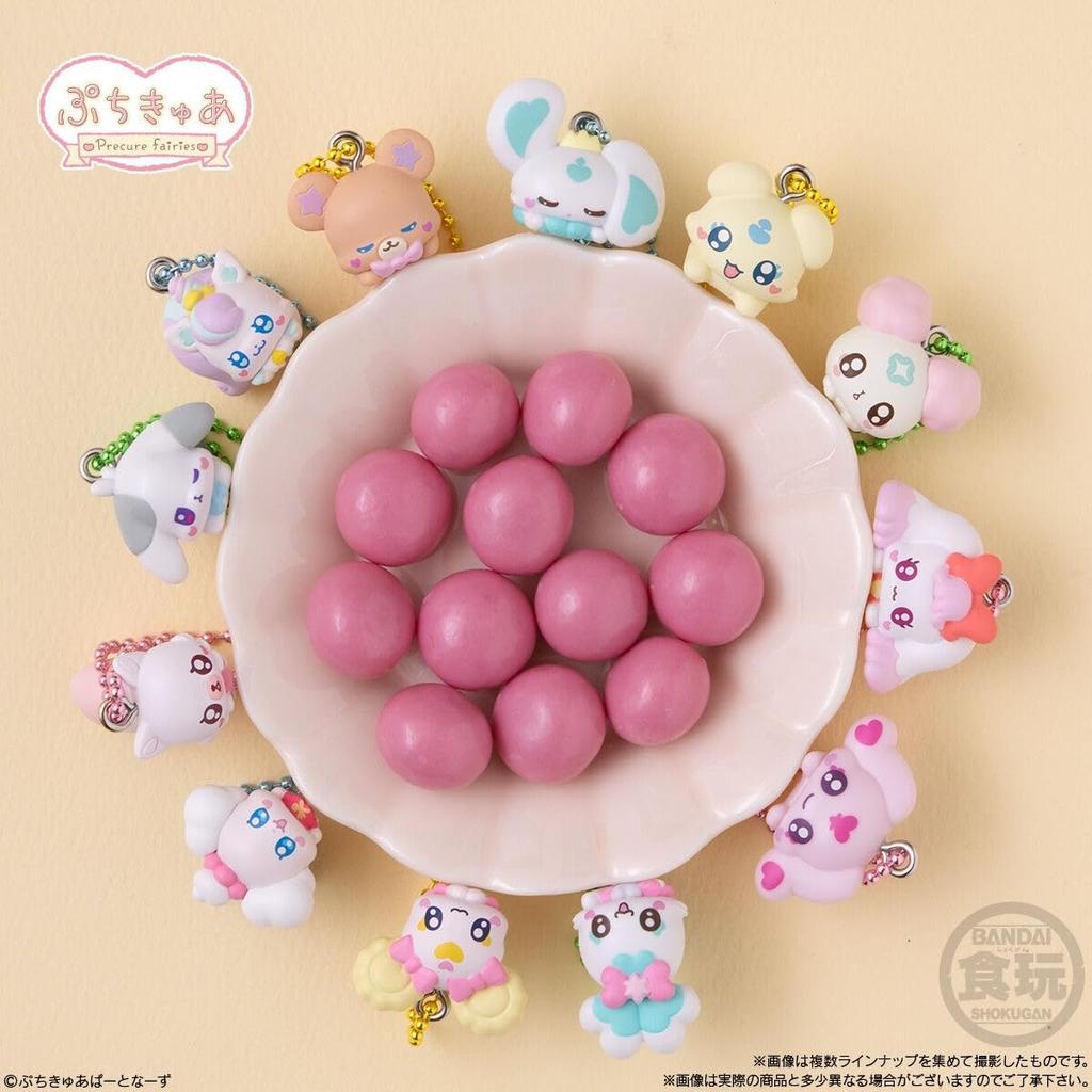 Bandai Petit Cure Mascot with Chocolate Snacks 2, 10-piece Box (Candy Toy)