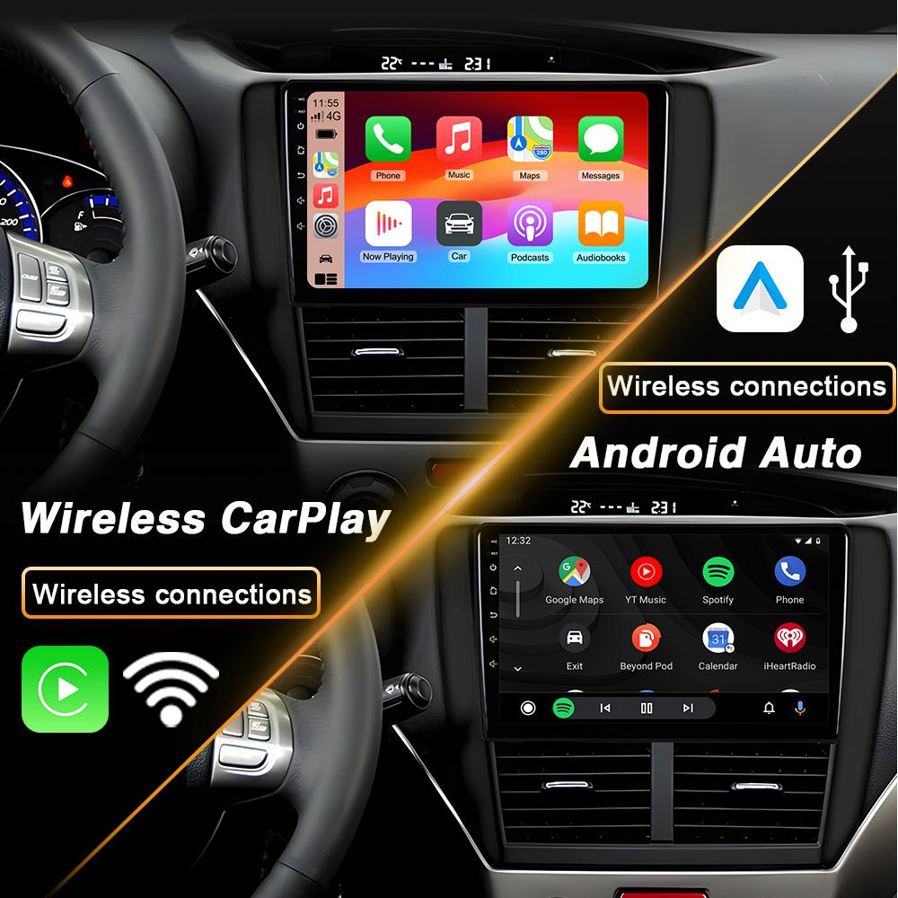 Android 16 Auto Car Radio For Toyota Aygo Peugeot 108 Citroen C1 2014-2020 Wireless Carplay Multimedia Car Stereo BT Navigation