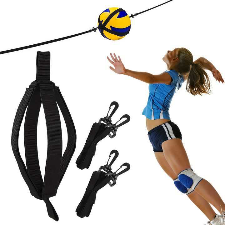 Volleyball Hanging Training Strap Elastic Webbing Practice Rope for Spiking