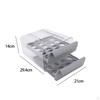 Clear Egg Storage Organizer for Refrigerator - Holds 32 Eggs