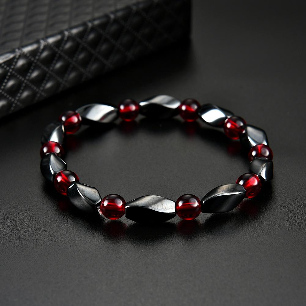 Fashion Simple Bracelet Black Gallstone 4PCS Bracelet Set for Women