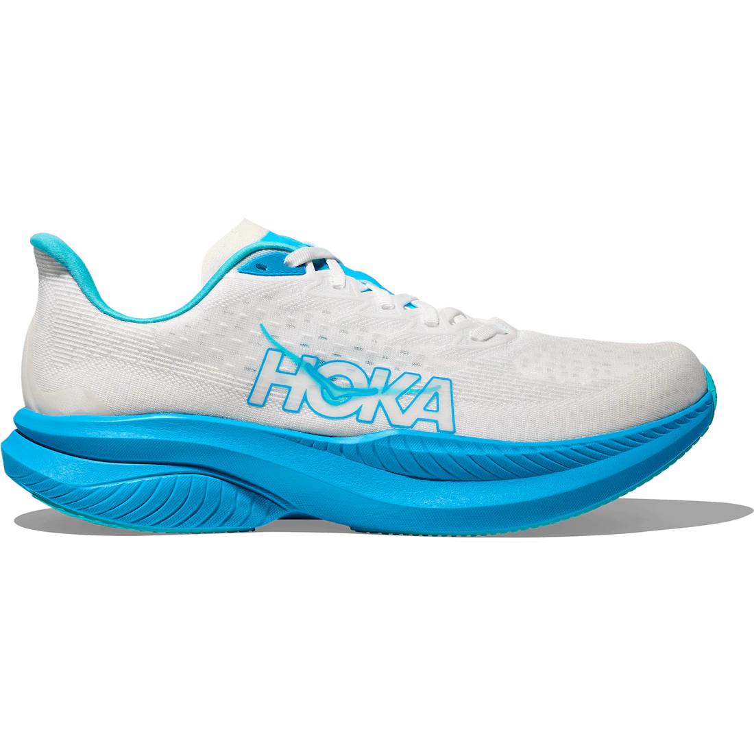 

Кроссовки Hoka One One Mach 6 Белый Небесно-голубой(1147790-WKY) 46