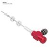Motorcycle Hydraulic Clutch Master Cylinder Rod Brake Pump - M10x1.25mm Aluminum Alloy Modified (Red)