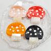 Small Mushroom Hair Claw for Female Girl Acetic Hair Clamp Nonslip Braid Ponytail Holder Fashion Hair Shaping Ornament