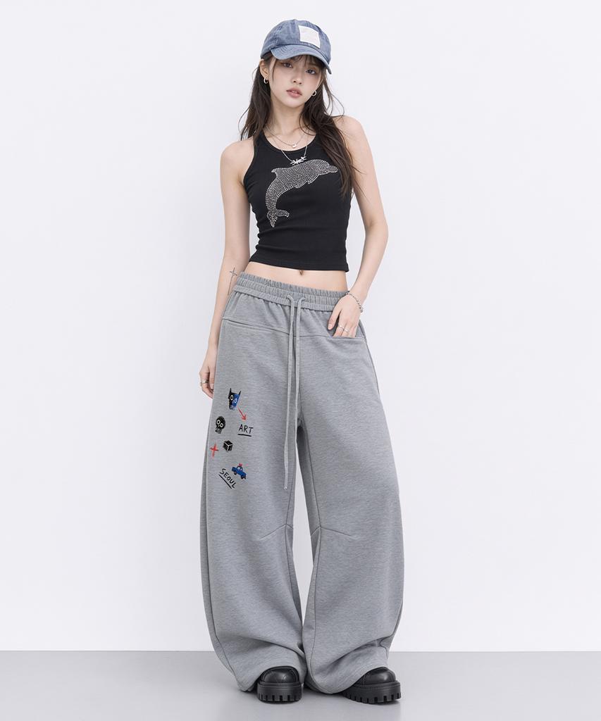 ARTISTWEAR [Atw] Little Chaos Line Wide Pants - 2 Colors